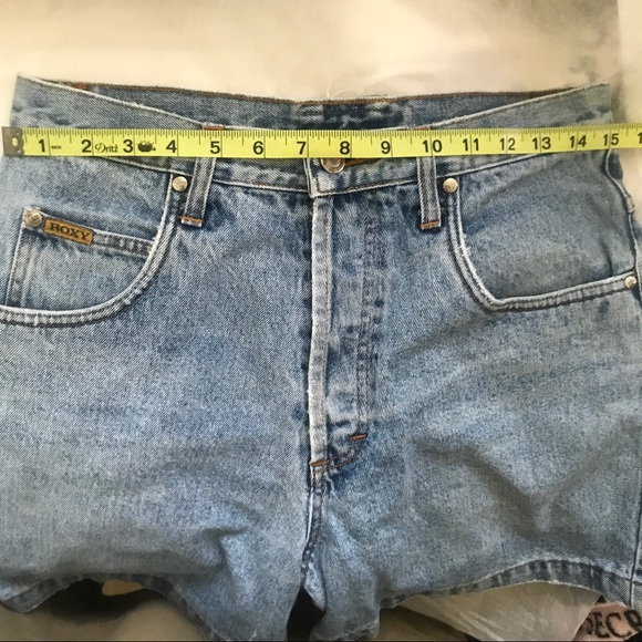 Quicksilver Roxy Button Fly Jean Shorts - Picture 6 of 8